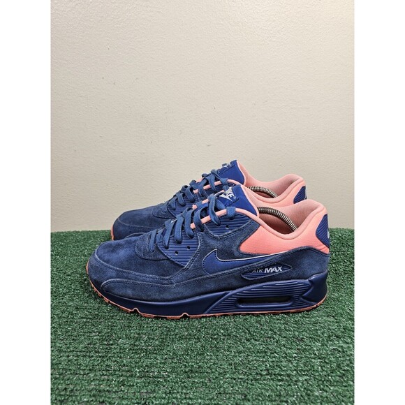 Nike Other - Nike Air Max 90 Premium Brave Blue Suede Mens Size 12 333888-446